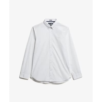 Superdry - Essentials Tailored Lite overhemd - Heren - Lange mouwen shirts