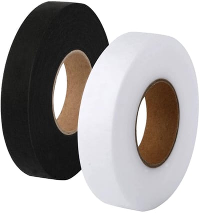 Dailygoods- Kleedtape 2 Stuks - Zelfklevend - Thermische Tape - Plakband voor Reparatie - Niet-geweven Stof - Ademend Materiaal - Naaitape