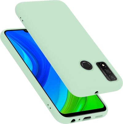 Cadorabo Hoesje geschikt voor Huawei P SMART 2020 in LIQUID LICHT GROEN - Beschermhoes gemaakt van flexibel TPU silicone Case Cover