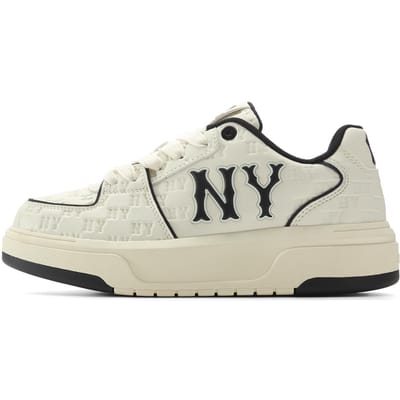 MLB New York Yankees Comfortabele Veelzijdige Mode Casual Retro Donker Patroon Print Lage Sneakers Unisex Sneakers Beige 3ASXE035N-50CRL 44