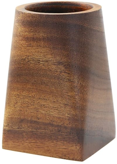 Dailygoods- Penhouder Houten - Pennenbak - Potloodhouder - Organizer - Bureau - 11 x 7 x 6 cm - Pennenbakje