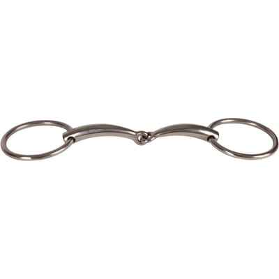 Mors 2 ringen eenvoudig breuk voor paard in roestvrij staal Velari 16mm