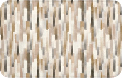WC mat 80x50 cm - Antislip - Abstract - Patroon - Kwaststreken - Toiletmat - Vloermat - Douchemat - Toilet tapijt - Toiletmatten