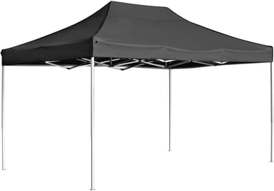 Partytent - Feesttent vouwbaar - Outdoor evenementen - Aluminium frame - 45 x 3 meter - Antraciet