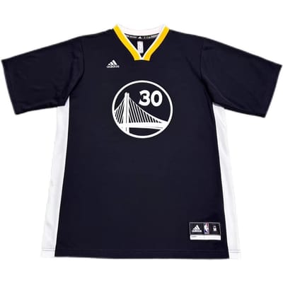 Collaboration Adidas X NBA Golden State Warriors Curry Mode Confortable Doux Respectueux de la peau Maillot de basket à manches courtes 7818A-3HW-AEB1199 M white