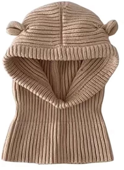 Bivakmuts kind - Baby muts - Muts - Bivakmuts - Schattige muts - Acryl - Beige