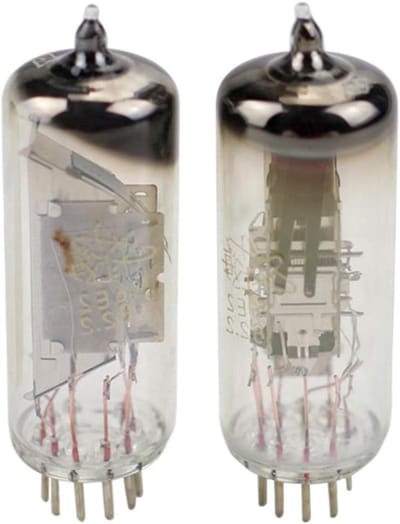 Indicator Buis - Elektronische Buizen - Versterker Kwaliteit - Vervangt EM84 Model - 2 Stuks - Transparant