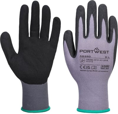 Portwest DermiFlex Essential Multipack (Pk12) - Grijs/zwart - M
