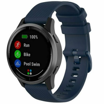 By Qubix - Sportband met motief - Donkerblauw - Geschikt voor Xiaomi Redmi Watch 5 Active / Redmi Watch 5 Lite