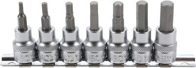 BGS Inbus Doppenset - 3 t/m 10 mm - 7 Delig - 3/8 Inch Aansluiting - BGS 5107