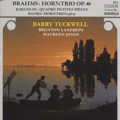 CD CHARLES KOECHLIN, DON BANKS, JOHANN - Horntrio Op 40 / 4 Kleine Stukken C TUDOR771 Niet Japan Klassiek Gebruikt