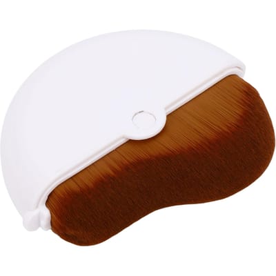 Make-up   Kwasten   Vorm Hoge Dichtheid Zacht Vloeibaar   Kwasten met Roterende Beschermkap Wit brown