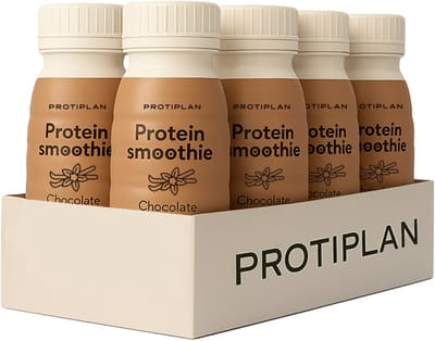 Protiplan - Tray Proteïne Smoothie Chocolade - 8 x 250 ml - Voordeelpak - Ready to go proteïnedrank