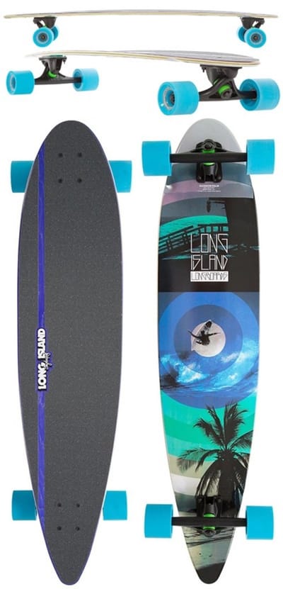Long Island Palm pintail longboard