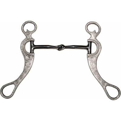 Mors western snaffle voor paard anti-collapse van ijzer Metalab