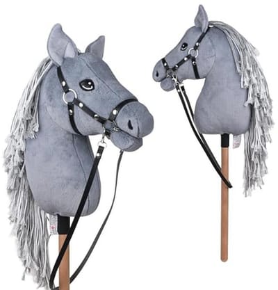 Hobby Paard met Halster en Trens - Stokpaardje voor Kinderen