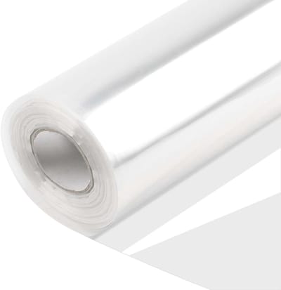 Doorzichtige cellofaanwikkelrol voor inpakpapier - 80 cm × 50 m - kristalhelder - cadeau en bloemverpakking
