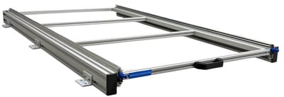 aluminium schuifframe voor camper 120x60 cm - 130 kg belastbaar