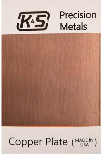 Koperen Etsplaat voor Modelleren en Hobby, Dik 1.27mm