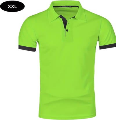 Livano Golf Shirt Heren - T-shirt - Golfkleding - Golfen - Golf Accessoires - Polo Shirt - Groen - Maat XXL