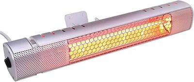 Terrasverwarmer - Buitenverwarming - Buiten Ontspannen - IPX65 Waterdicht - 80x51cm - Zilver