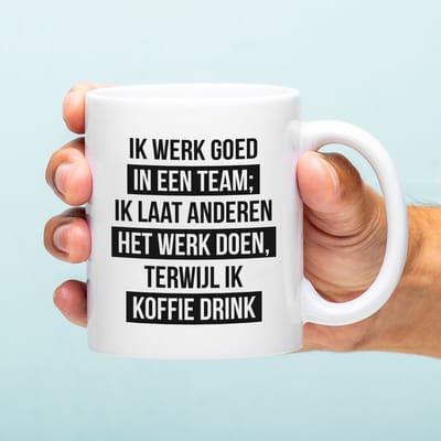 Mok Ik Werk Goed In Een Team van Ditverzinjeniet.nl