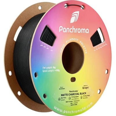 Polymaker CA04015 Panchroma™ Matte Filament PLA kunststof Mat, Gering kunststofgehalte 1.75 mm 1000 g Charcoal Black, Zwart 1 stuk(s)