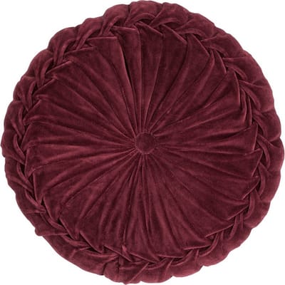 Kanan Velvet Bordo Mattress | 40 X 10 | Sierkussen Voor Woonkamer Of Slaapkamer