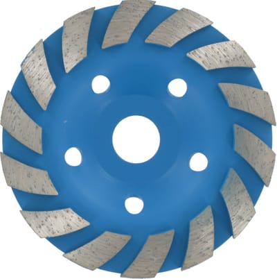 Work Plus Diamant Slijpschijf met Schuine Kom - 125 mm