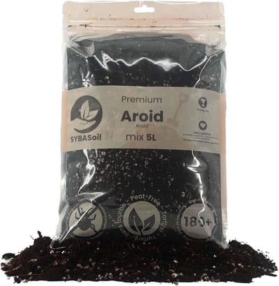 Aroid grondmix - Planten aarde - Gezonde wortelgroei - Vocht vasthoudend - 25 liter - Bruin