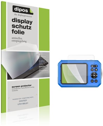 dipos – 4x Matte Beschermfolie geschikt voor ZANTEEY UP019BU01 | Krasbestendige & antireflecterende Screenprotector Ultra-Thin