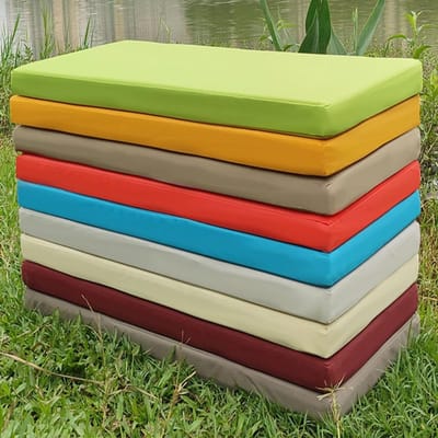 Outdoor Waterdichte Zitkussen Pad voor Tuin 2/3-zits, 100/120 cm Dikke Waterdichte Lange Bank Stoel Kussen Pad voor Swing Patio