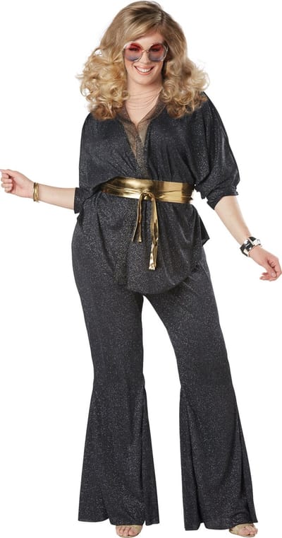 Vegaoo - Disco kostuum voor vrouwen Plus size