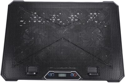 Laptop Koelkussen - Laptop Ventilator - Gaming en Werk - 10 Dynamische RGB Modi - 12 tot 19 Inch - Zwart