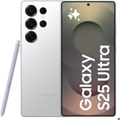 SAMSUNG Galaxy S25 Ultra Smartphone IA 12 Go de RAM / 256 Go SIM+eSIM 12/512GB argenté