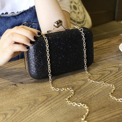 Gepersonaliseerde en Modieuze Crossbody Tas, Mini Clip Diner Tas, Kettingtas, Dames Schoudertas, Handgedragen
