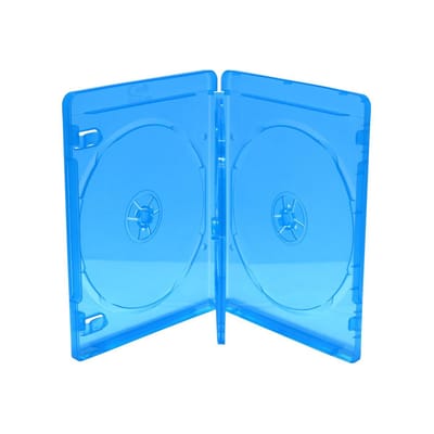 MediaRange BD-Leerhülle voor 3 Discs 14mm blauw