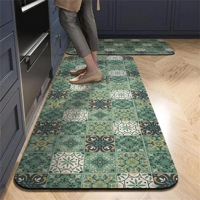 1/2 stuks Keuken Vloermat, Antislip En Makkelijk Te Onderhouden, Woondecoratie, Entree Portiek Tapijt, Woonkamer Vloermat 50x160cm 20x63inch