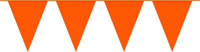 VlagDirect - oranje vlaggenlijn - oranje slingers - oranje versiering vlaggetjes - Nederlands Elftal - 5 x 10 meter - voordeel verpakking.