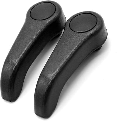 Dailygoods- Stoelgaatgrepen Zwart - Vervanging voor MK2 - 2 Stuks - Eenvoudige Installatie - Stevige Materialen - Pakketmaat 12x4x3cm - Stoelhandgrepen