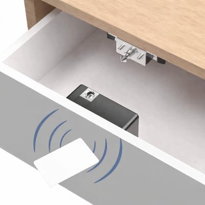 House of Balance Secret Lock - Nachtkast Slot - Verborgen beveiliging - Lade Slot - RFID Kastslot - Onzichtbaar Slot - NFC Ontgrendeling - Kasten en Lades