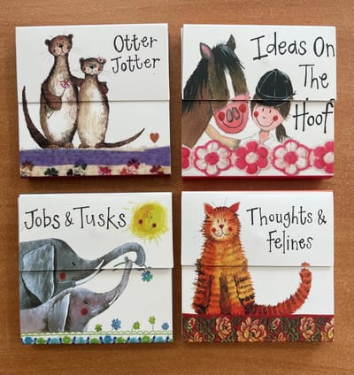 Alex Clark Mini Magnetic Notepad's - Magnetische notitieblokjes 4 stuks