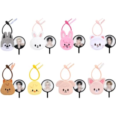 [Vroege Toegang] Officiële Stray Kids Wereldtournee RUN IT SEOUL MD 056 Type: PLUSH MINI PICKET KEYRING / Type2: Han Q