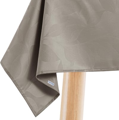 Dailygoods- Tafelkleed Ovaal 140 x 200 cm - Afwasbaar - Plantenpatroon - Jacquard - Voor Binnen/Buiten - Hoogwaardige Stofkwaliteit - Tafelbedekking