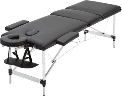 Massagetafel - Aluminium - Verstelbaar & Inklapbaar - Behandeltafel - Luxe