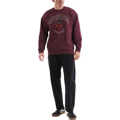 s.Oliver -qs Sweatshirts Burgundy Größe: S | Pullover Outlet | Herren | Braun
