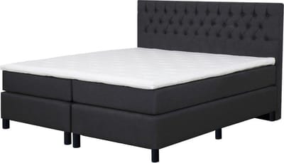 Boxspringset Vienna - 160x200 cm  - met Bonellvering matras + topdekmatras