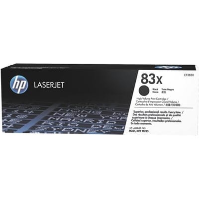 HP Toner 83X Origineel Zwart 2200 bladzijden CF283X