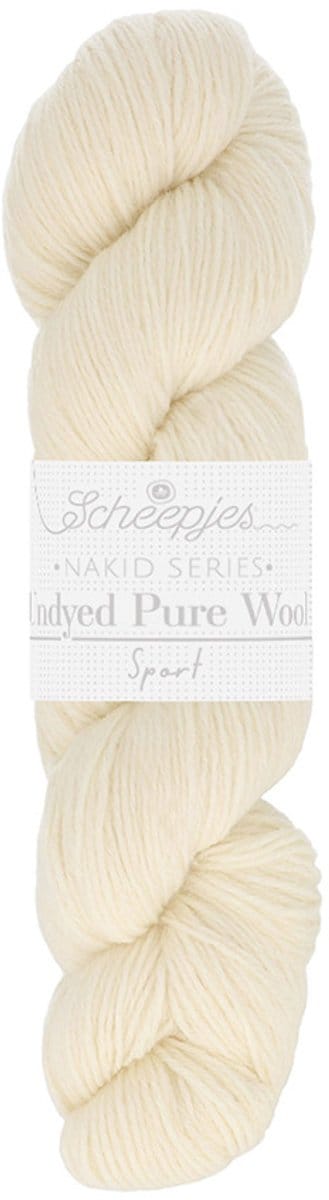 Scheepjes Nakid S. Undyed Pure Wool Sport - Scheepjes