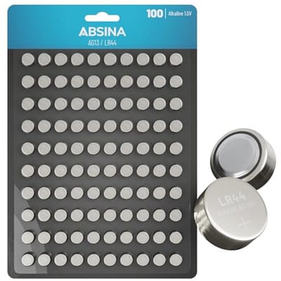 Knoopcellen AG13 LR44 - 100 stuks Alkaline 1,5V - Lekvrij en Langdurig